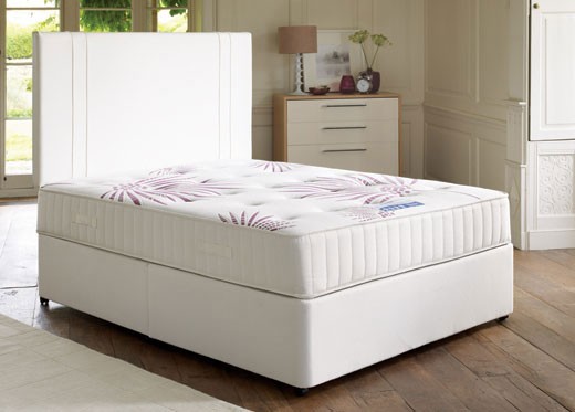 4`6 Double Slumberland Whitby Pocket Spring Divan Set - Firm
