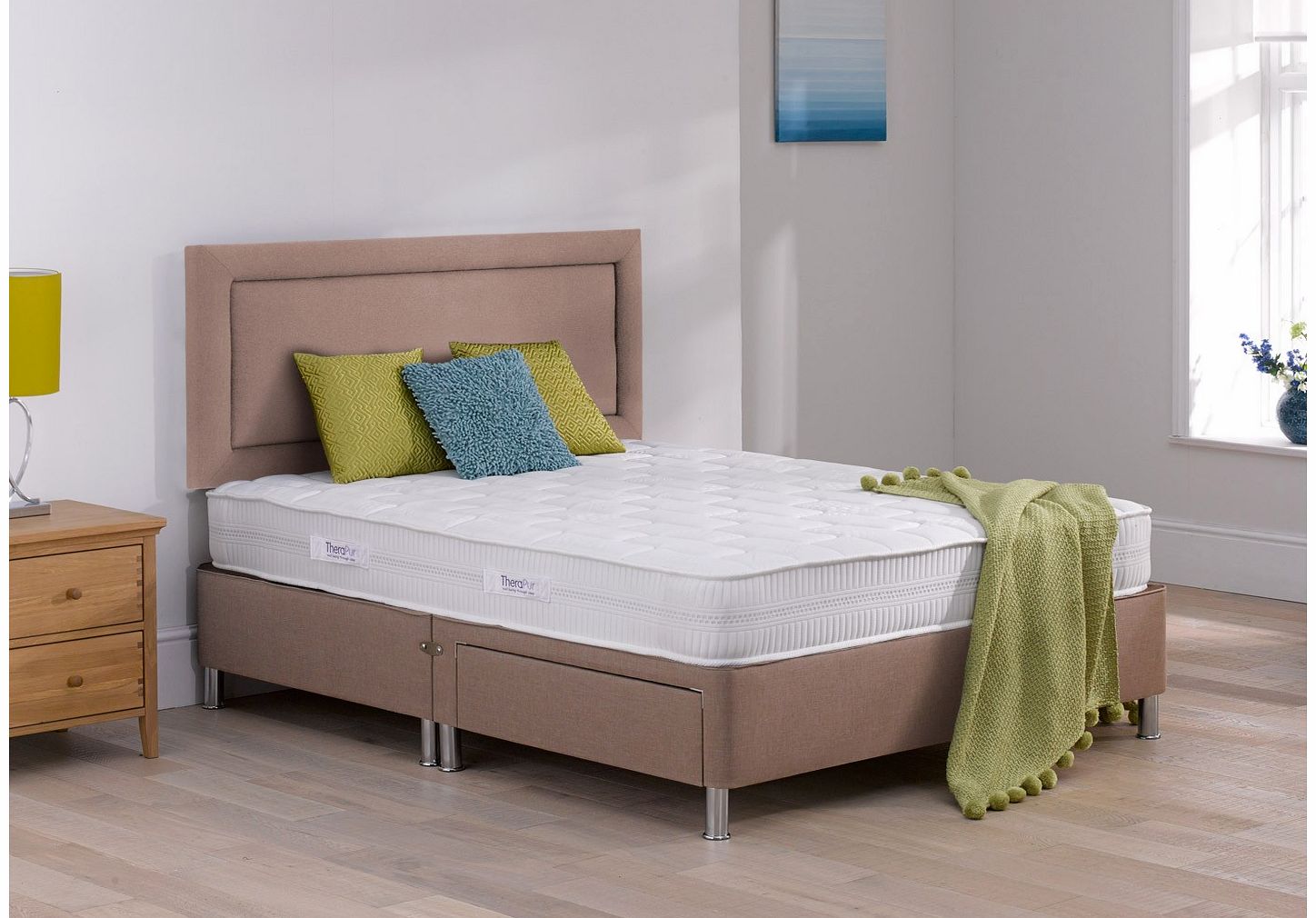 Therapur Bliss 22 Divan Bed With Legs - Medium