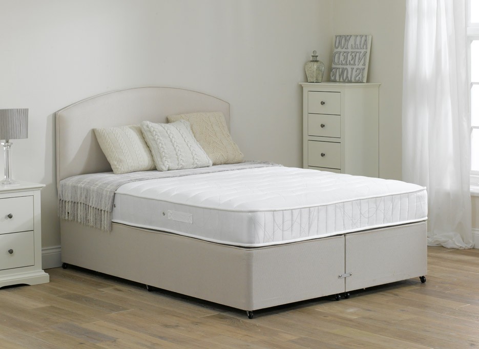 Wakefield Pocket Spring Divan Bed - Medium - Beige