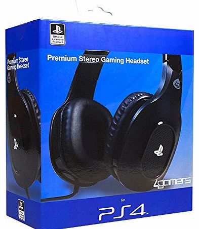 4Gamers Officially Licensed Stereo Gaming Headset (PS4)
