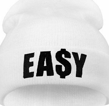 4sold (TM) Bad Hair Day COMME DES F*CKDOWN DISOBEY GEEK WASTED YOUTH OFWGKTA BEANIE BEENIE TSHIRT SNAP BACK HAT HATS justin bieber bourn 1994 want my number brand 4sold (Easy ( white ))
