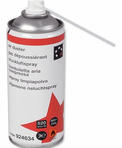 Air Duster Can HFC Free Compressed Gas Flammable 400ml