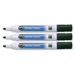 5 Star Drywipe Marker Bullet Tip Black Ref