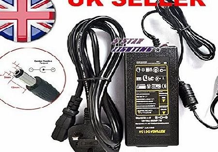5 Star Lighting Ltd 12V DC 6A 72W UK Plug Power Supply Adaptor Transformer for LED Strip Lights, CCTV amp; other electronic equipment