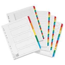 5 Star Maxidivider Multi Tab 1 To 6 A4