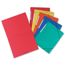 5 Star Office Elasticated File Assorted Ref