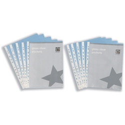 5 Star Office Pockets Punched Top Opening