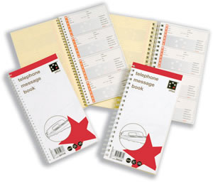 Office Telephone Message Book Wirebound