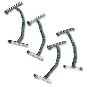 5 Star Treasury Tags Metal-ended 127mm Green