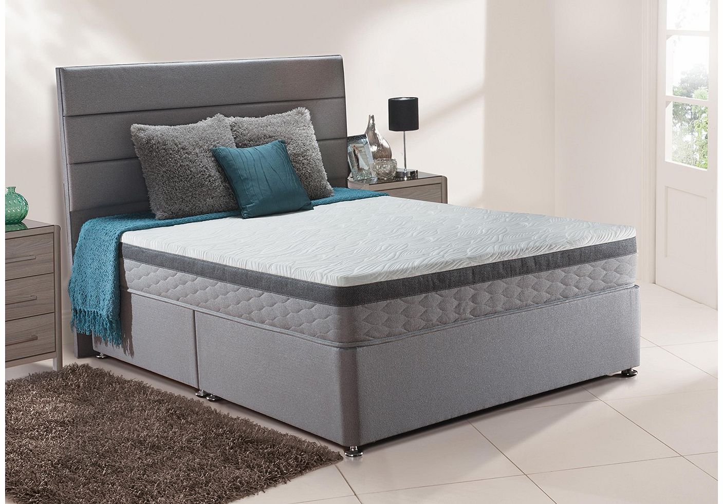 5`0 King Sealy Ambience Posturepedic Spring Divan Bed -