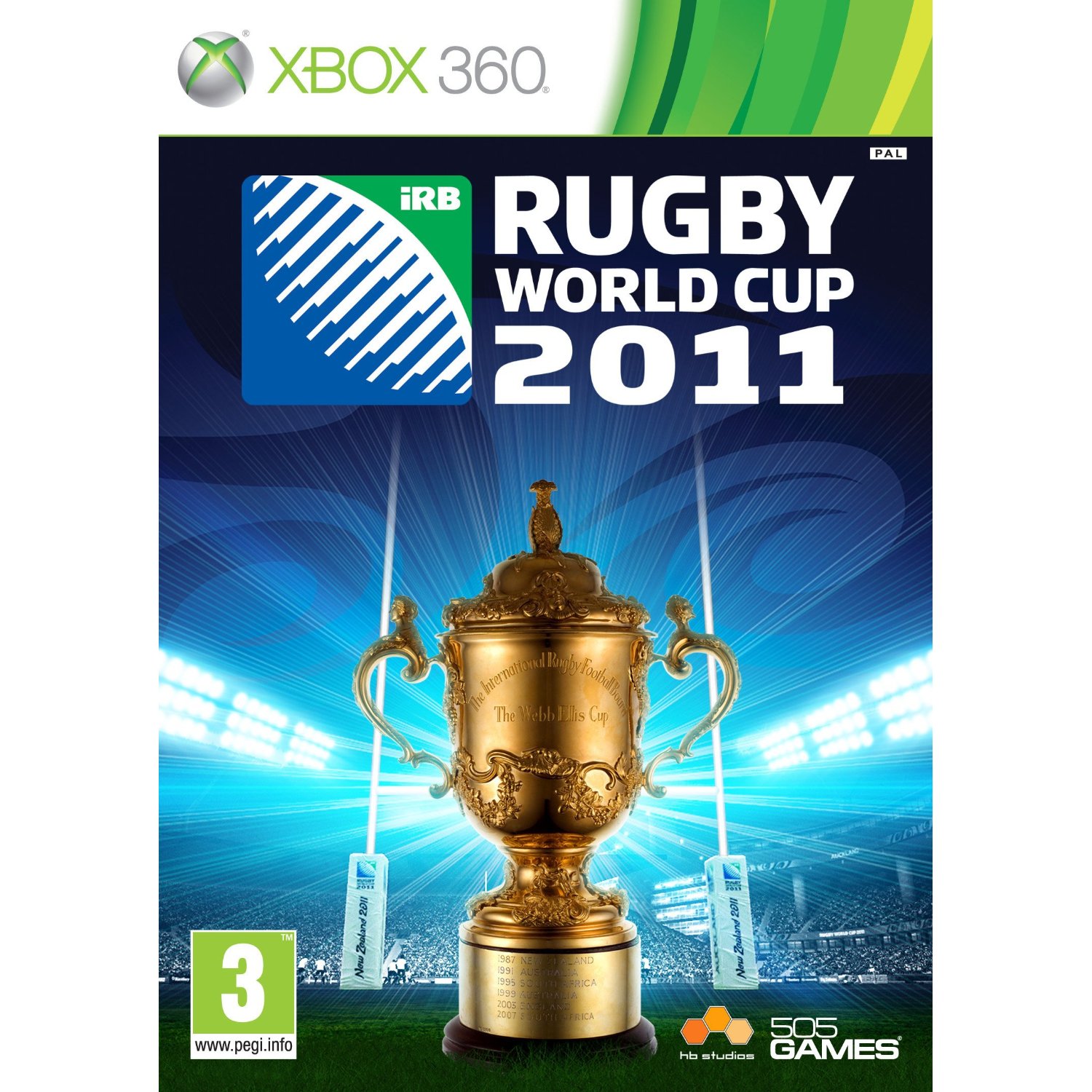505 Games Rugby World Cup 2011 Xbox 360
