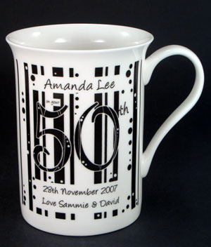 50th Birthday Happy Birthday Mug