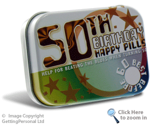 50th Birthday Happy Pills