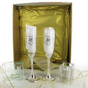 Golden Wedding Anniversary Gift Pack 3