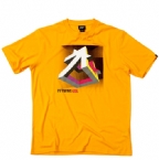 Mens T-Cube T-Shirt Orange
