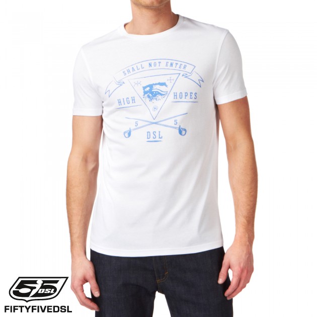 Mens 55DSL T-Hopes T-Shirt - Beige