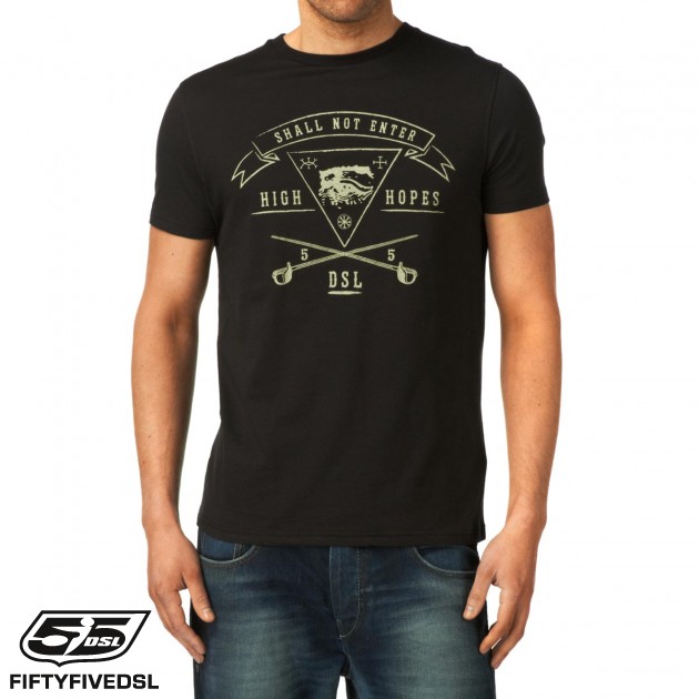 55DSL Mens 55DSL T-Hopes T-Shirt - Black