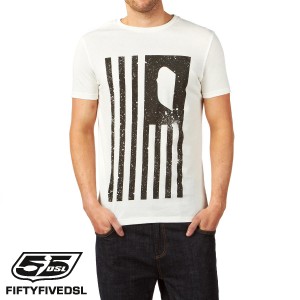 T-Shirts - 55DSL T-Flag T-Shirt - White
