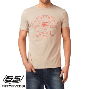 T-Shirts - 55DSL T-Hopes T-Shirt - Stone