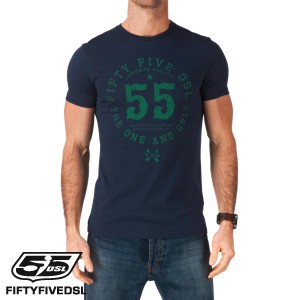 T-Shirts - 55DSL The Only T-Shirt - Navy