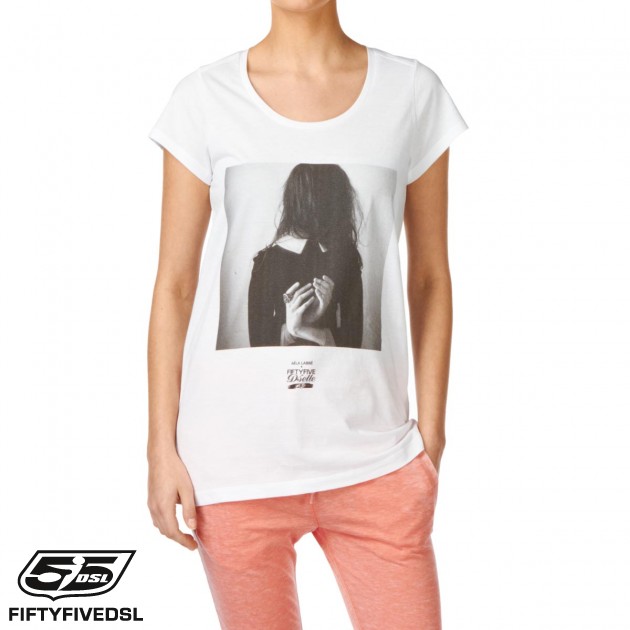 Womens 55DSL Aela Labbe T-Shirt - White