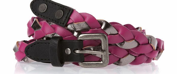 55DSL Womens 55DSL Crazzle Belt - Pink/Gold