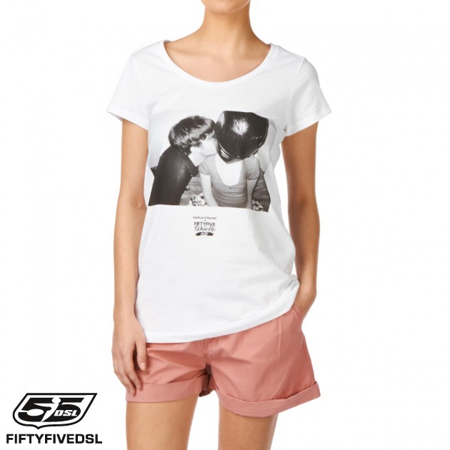 55DSL Womens 55DSL Marija Strajnic T-Shirt - White