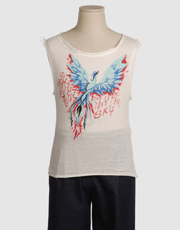 575 DENIM CALIFORNIA LIFESTYLE TOPWEAR Sleeveless t-shirts GIRLS on YOOX.COM