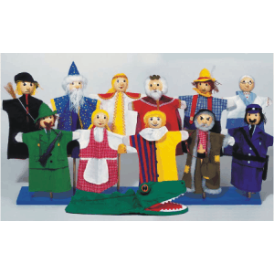 6.95 Set of 12 Hand Puppets