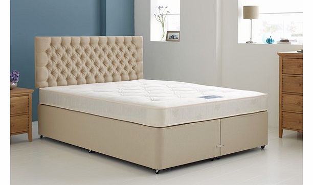 6`0 Super King Moonlight Open Spring Divan Bed - Medium Firm
