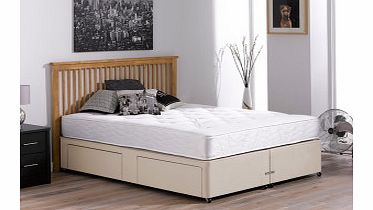 6`0 Super King Orchard Pocket Spring Divan Bed - Firm - Beige