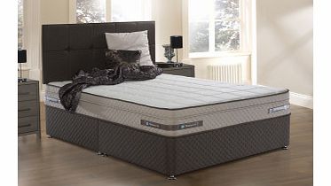 6`0 Super King Sealy Pattison Posturetech Spring Divan Bed -