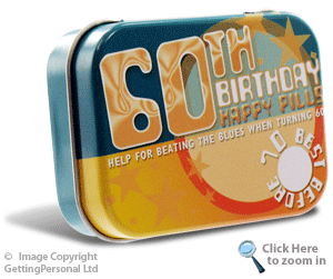 60th Birthday Happy Pills