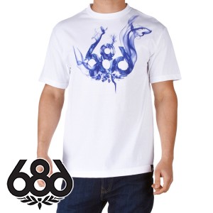 T-Shirts - 686 Smoke T-Shirt - White