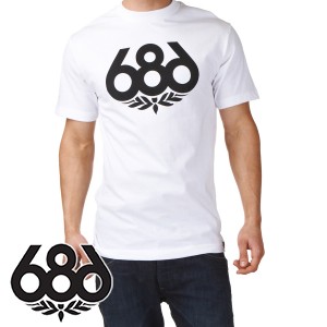 T-Shirts - 686 Wreath T-Shirt - White