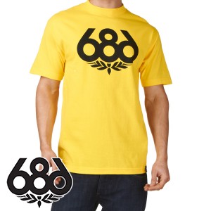 T-Shirts - 686 Wreath T-Shirt - Yellow