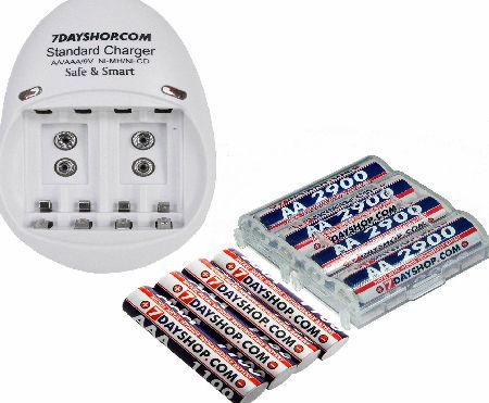 7dayshop Battery Charger AAA Bundle - 200S