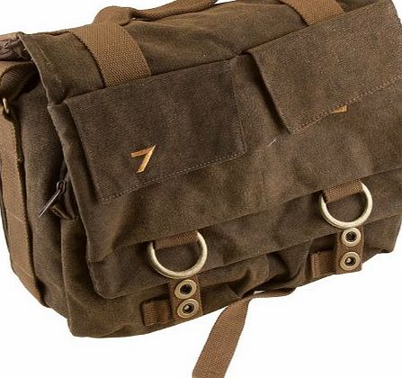 7dayshop Canvas Photographic Layout Messenger Shoulder Bag for Digital SLR Cameras and More. Ideal for use with DSLR and SLR Incl. Canon EOS, Nikon, Panasonic, Minolta, Pentax, Sony and Olympus etc.