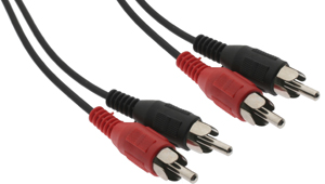 7dayshop.com Cables- 2 Phono (RCA) Male to 2 Phono (RCA) Male - 1.5 Meter - Ref. 452/1.5