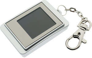 7dayshop.com LCD Digital Photo Frame - 1.5 Keyring Version - Silver Colour