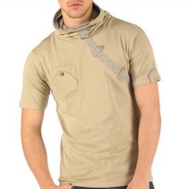 883 Police Mens Gripen T-Shirt Plaza Taupe
