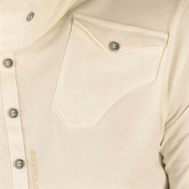 883 Police Mens Salute T-Shirt Ecru