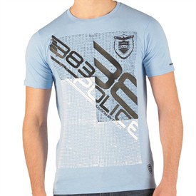 883 Police Mens Trieste T-Shirt Baby Blue
