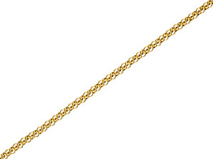 9ct Gold 1mm Wide Belcher Chain 16` - 189818