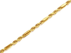 9ct Gold 2mm Wide Rope Chain 18` - 189715