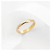 9ct Gold 3mm Wedding Ring J