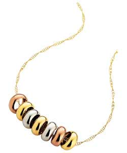 9ct Gold 7 Lucky Rings Pendant