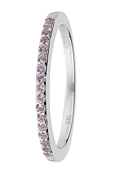 9ct Gold Amethyst Eternity Ring