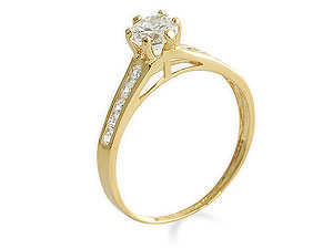 9ct gold and Cubic Zirconia Ring 186288-J