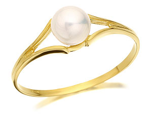 9ct Gold And Freshwater Pearl Ring - 180414